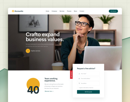 Accounting website demo