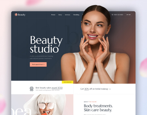 Beauty Salon website demo
