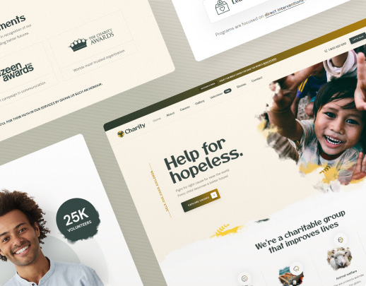 Charity website demo