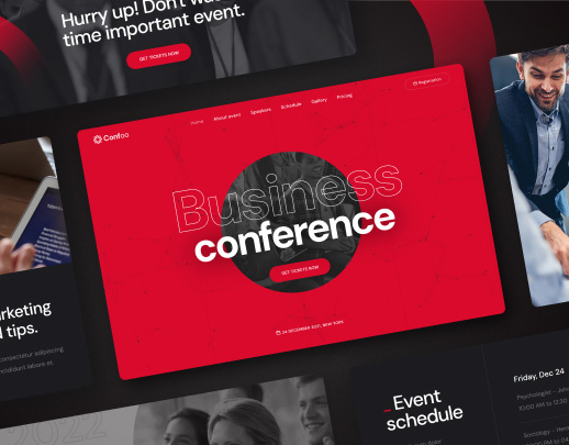 Conference website demo