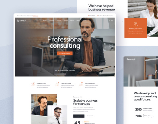 Consulting website demo