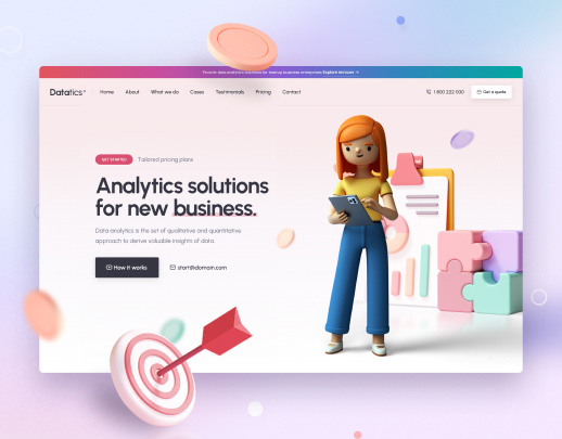 Data Analysis website demo