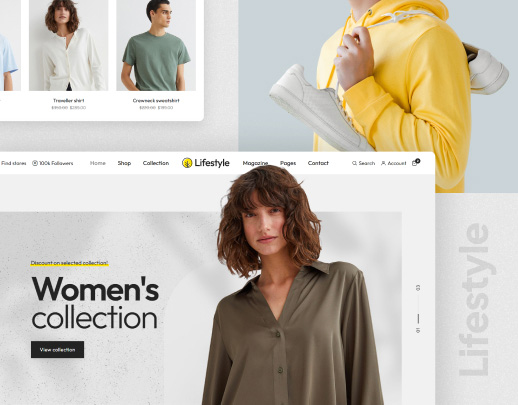 Fashion Store website design