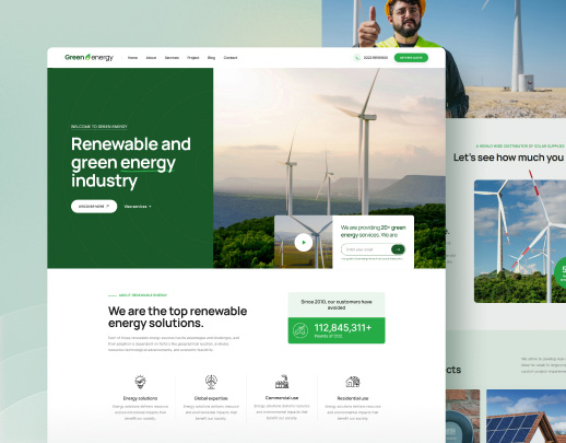 Green Energy website demo