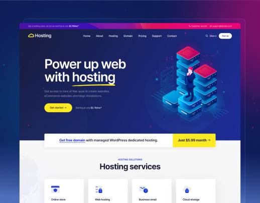 Hosting website demo