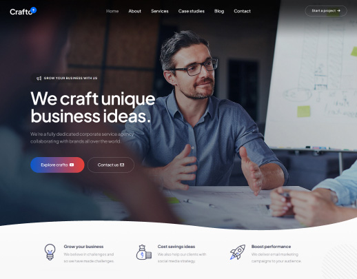 IT Business website demo