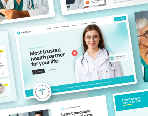 Medical website demo
