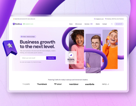 Modern Business website demo
