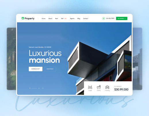 Real Estate website demo