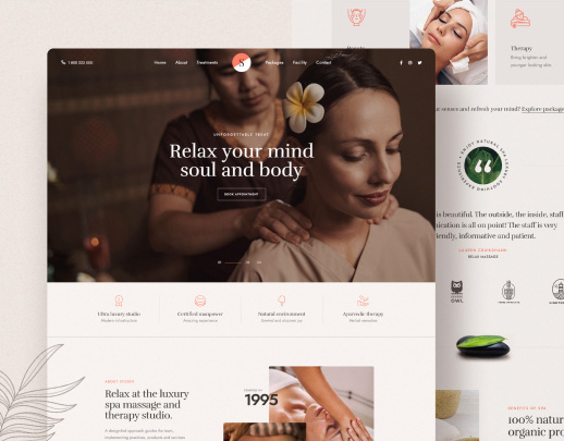 Spa Salon website demo
