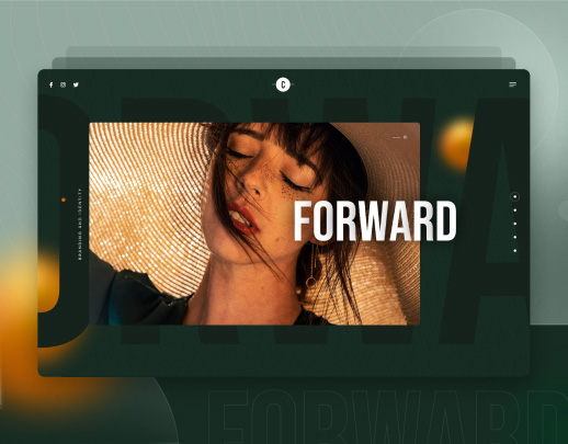 Vertical Portfolio website demo