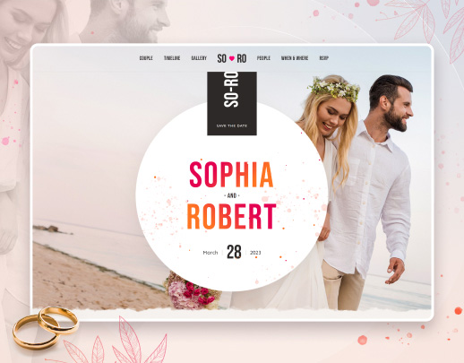 Wedding Invitation website demo