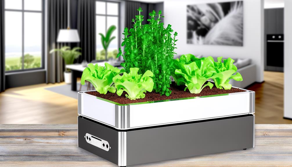 indoor garden system for lettuce