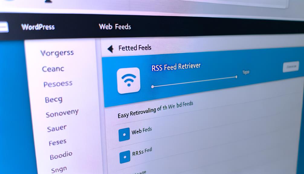 retrieving wordpress rss feeds